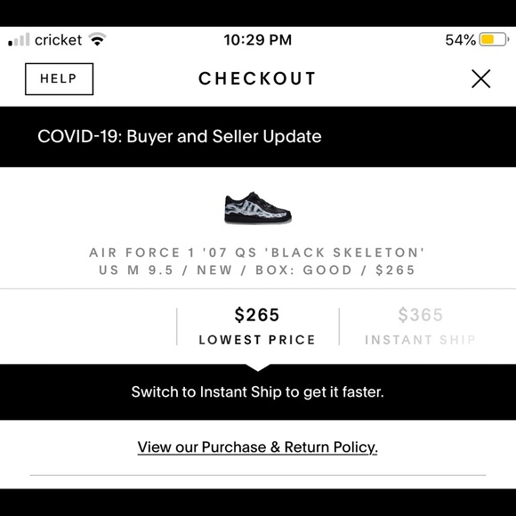 OG Air Force 1s skeleton black